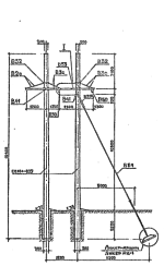 Промежуточно-угловая специальная бетонная опора ПУСБ35–1Вг, серия 3.407.1–163 выпуск 1
