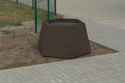 Вазон уличный бетонный «Пирамида» от ЖБИ 24 г.Самара